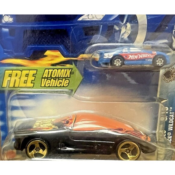 2003 Hot Wheels ~TRACK ACES 8/10~ Buick Wildcat Col. #173 (With Atomix) Gold 3Sp - Picture 2 of 8